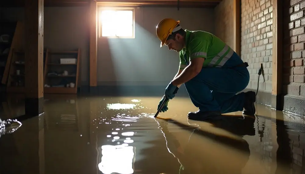 Professional water damage restoration services in Walhonding, OH